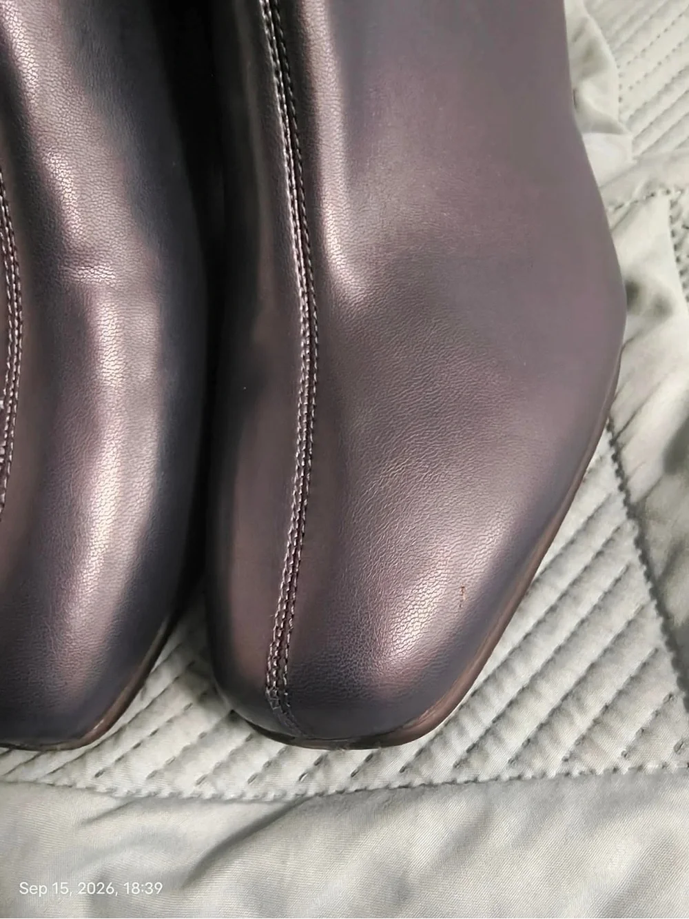 New Aerosoles Micah Tall Knee High Boot Women’s Navy Blue,Sz 10W with minor Stor